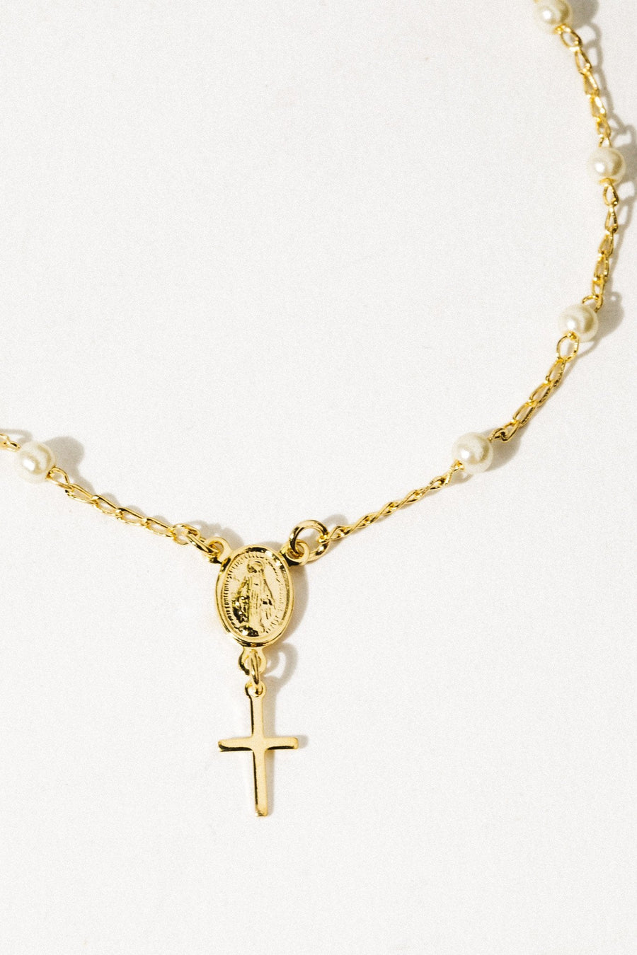 Child of Wild Rosary Pearl Bracelet