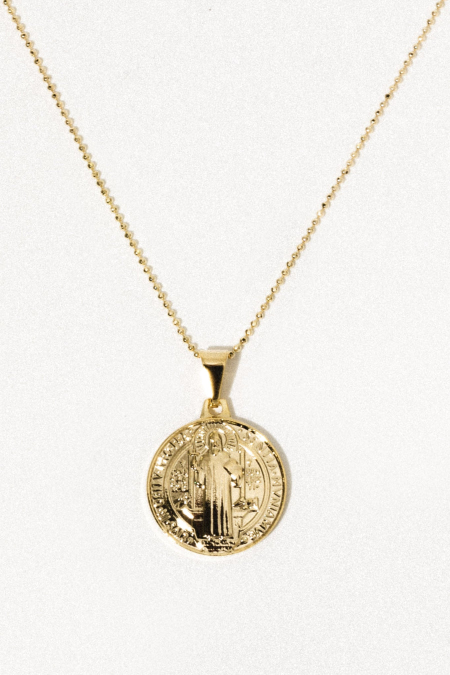 Dona Italia Jewelry Gold / 20 Inches Holy Traveler Necklace