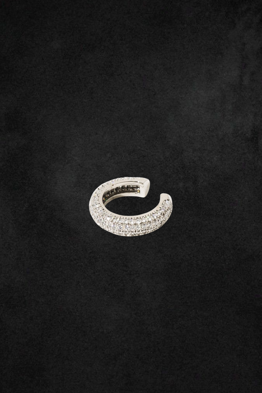 Child of Wild Jewelry Silver Joni Pavé Ear Cuff .:. Silver