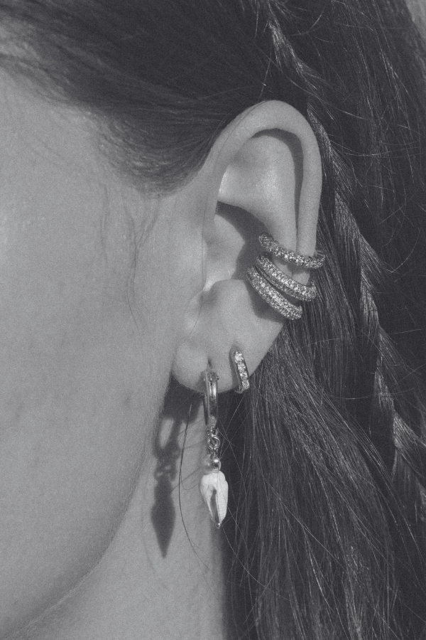 CGM Jewelry Silver Kona Shell Earrings .:. Silver