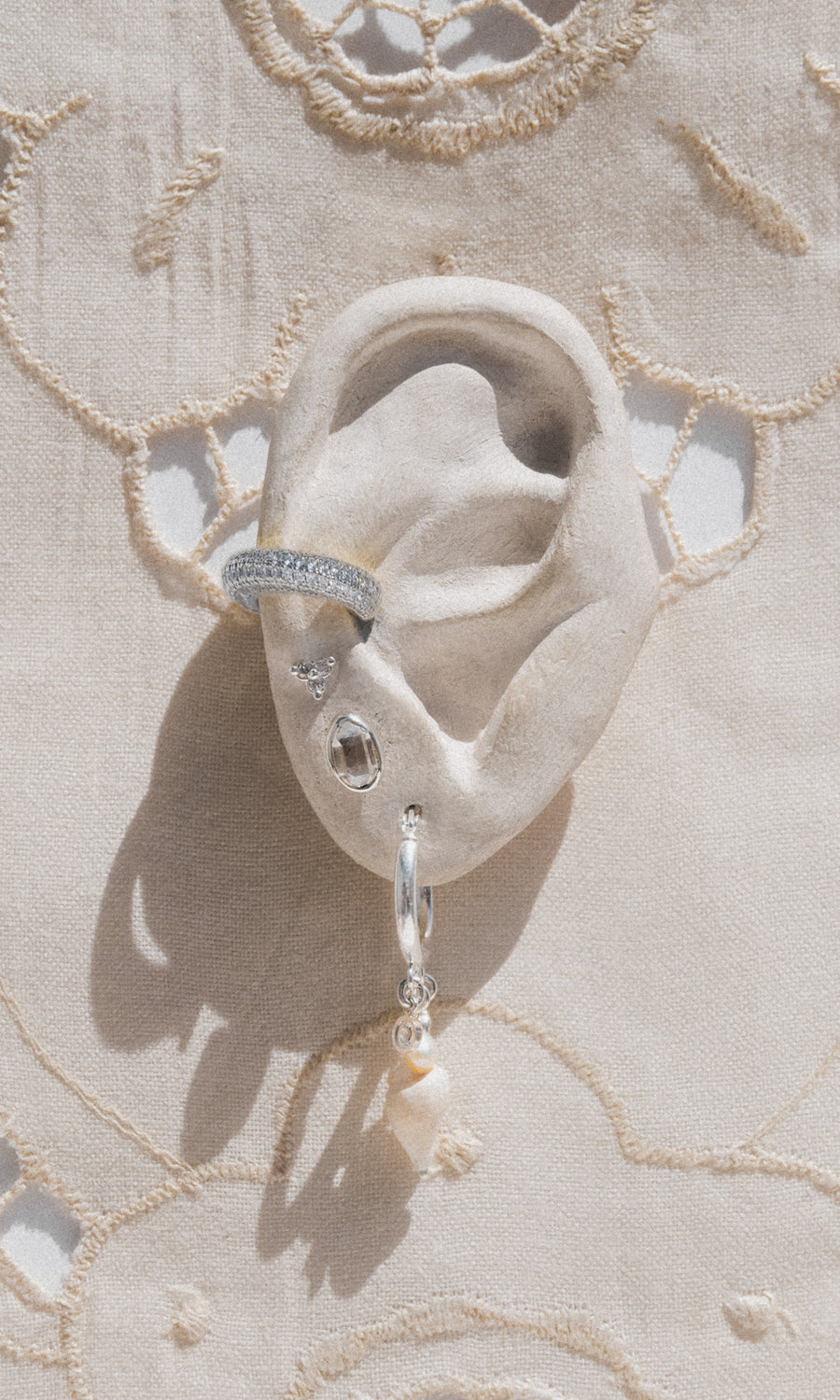Child of Wild Jewelry Silver Kona Shell Earrings .:. Silver