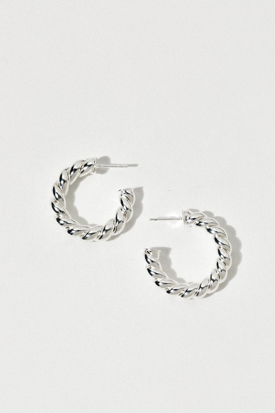 Child of Wild Jewelry Silver / Large Large Twisted Sister Hoops .:. Silver