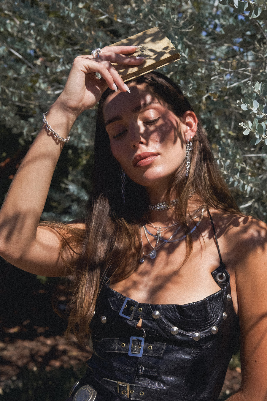 Child of Wild Jewelry Silver Layla Chain Earrings