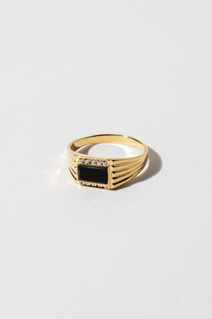 Sparrow Jewelry US 7 / Gold Levi Onyx Ring