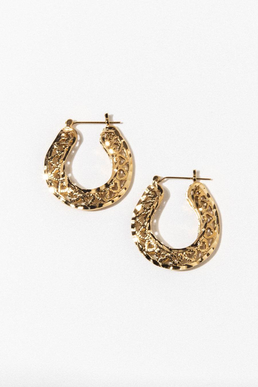 Goddess Jewelry Gold Lover's Club Earrings