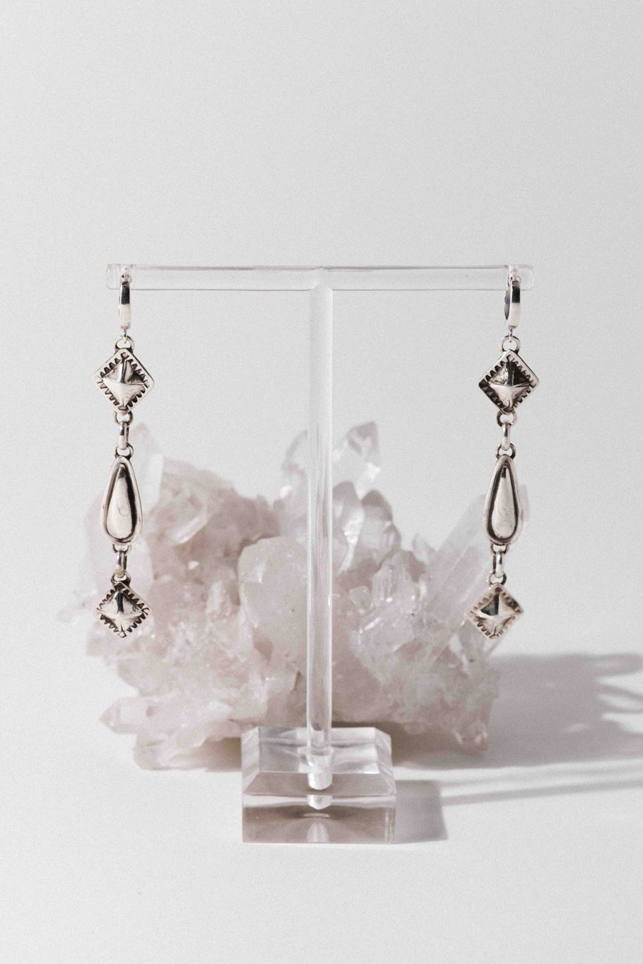 Sunwest Jewelry Silver Lunar Mist Earrings