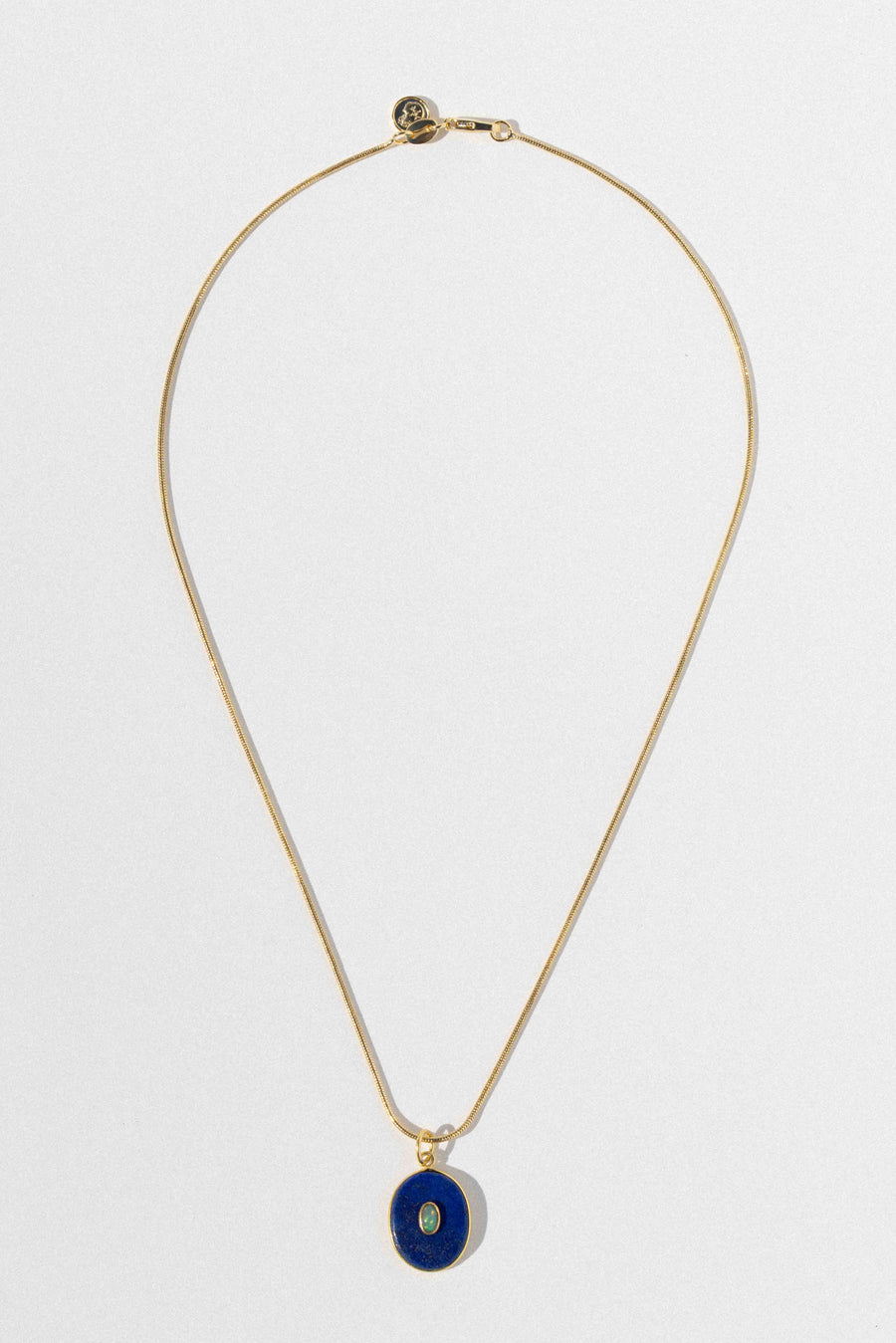 Donna Italiana Jewelry Gold / 18 Inches Lunaris Lapis + Opal Necklace