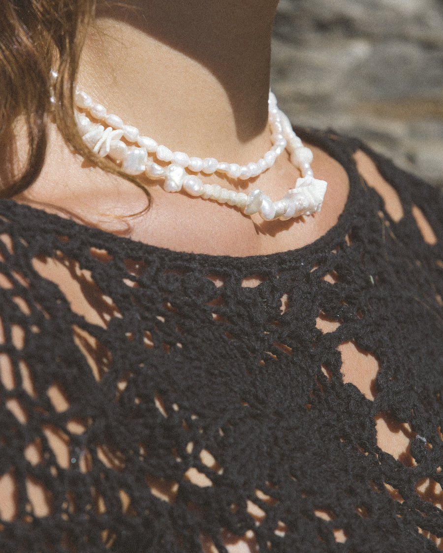 Child of Wild Jewelry Gold / 16 inches MidSummer Solstice Pearl Necklace