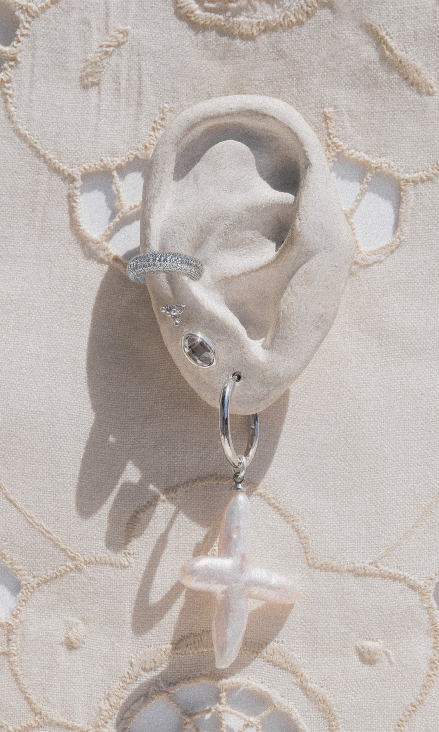 Child of Wild Jewelry Silver Mohawk River Herkimer Studs