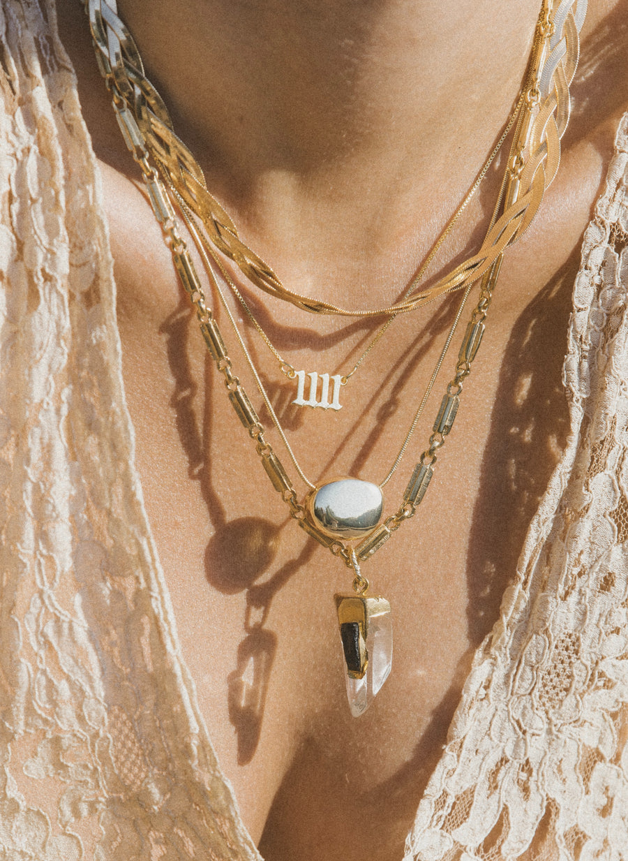 Child of Wild Jewelry Gold / 18 inches Molten Sun Necklace
