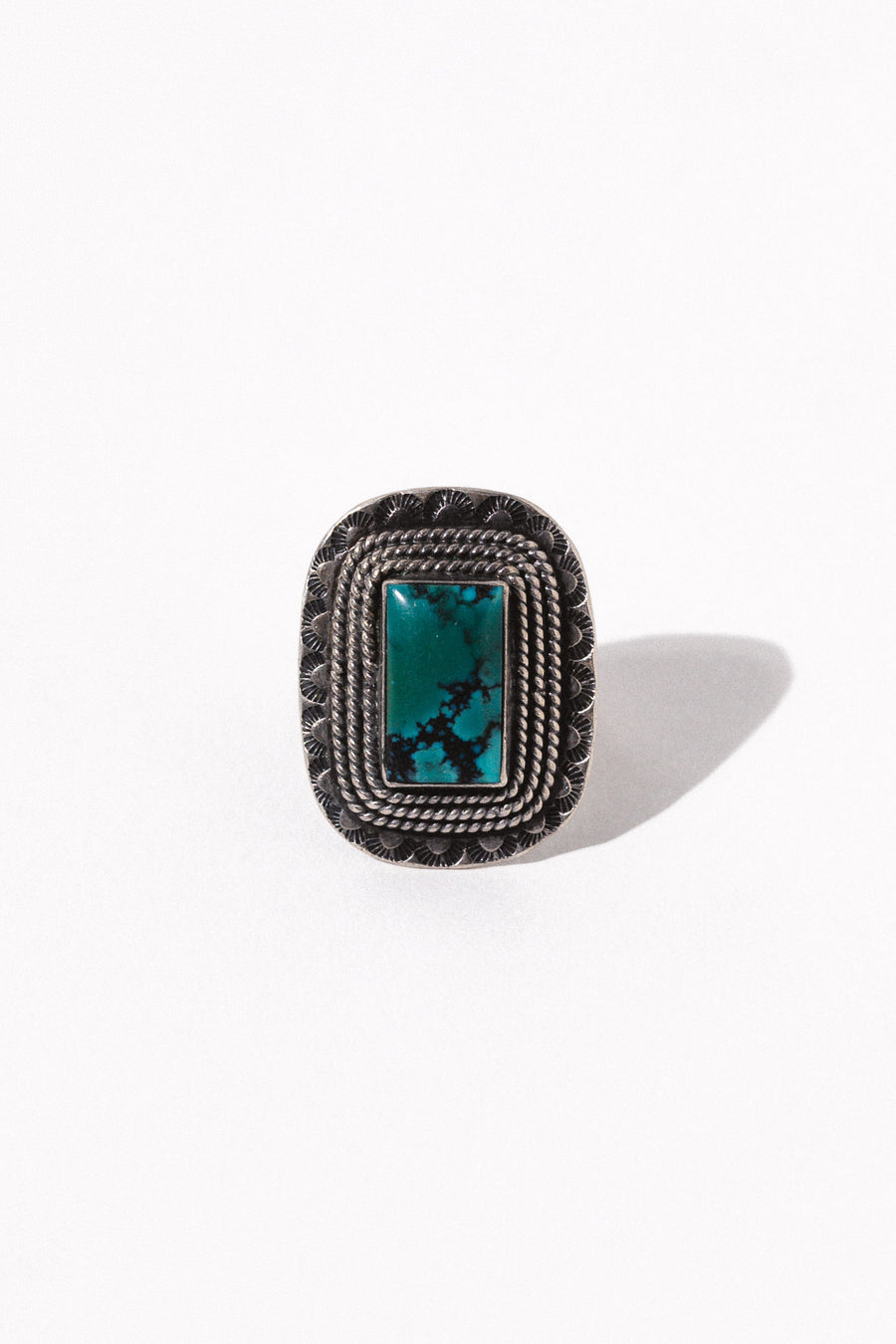 Ayman Jewelry US 6 / Silver Mother Earth Turquoise Ring