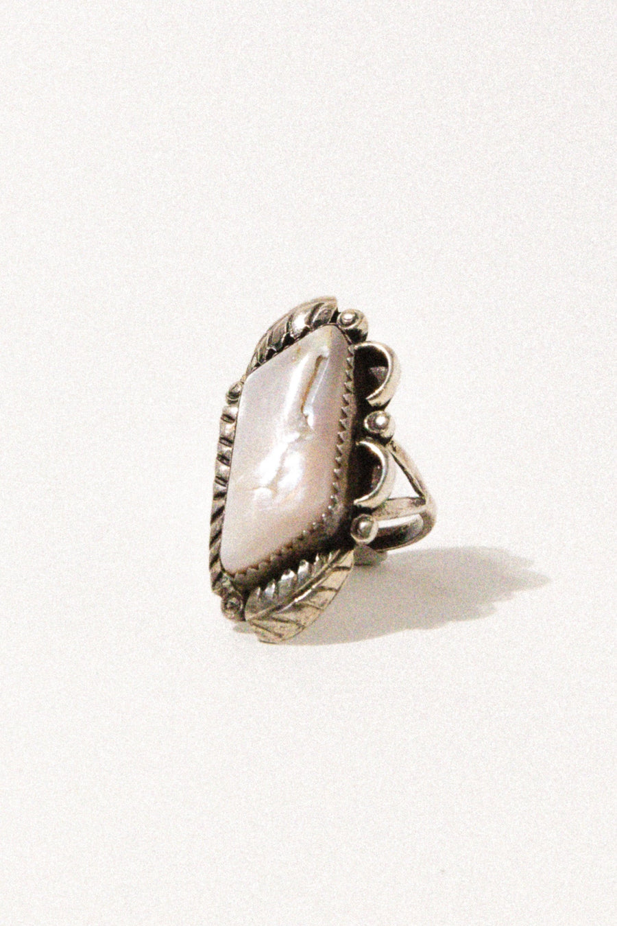 Ayman Jewelry Silver / US 6 Mystical Mother of Pearl Ring
