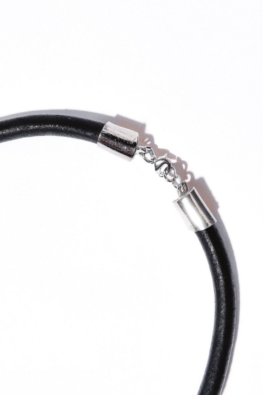 Angele Handcraft Jewelry Black Nautilus Leather Necklace