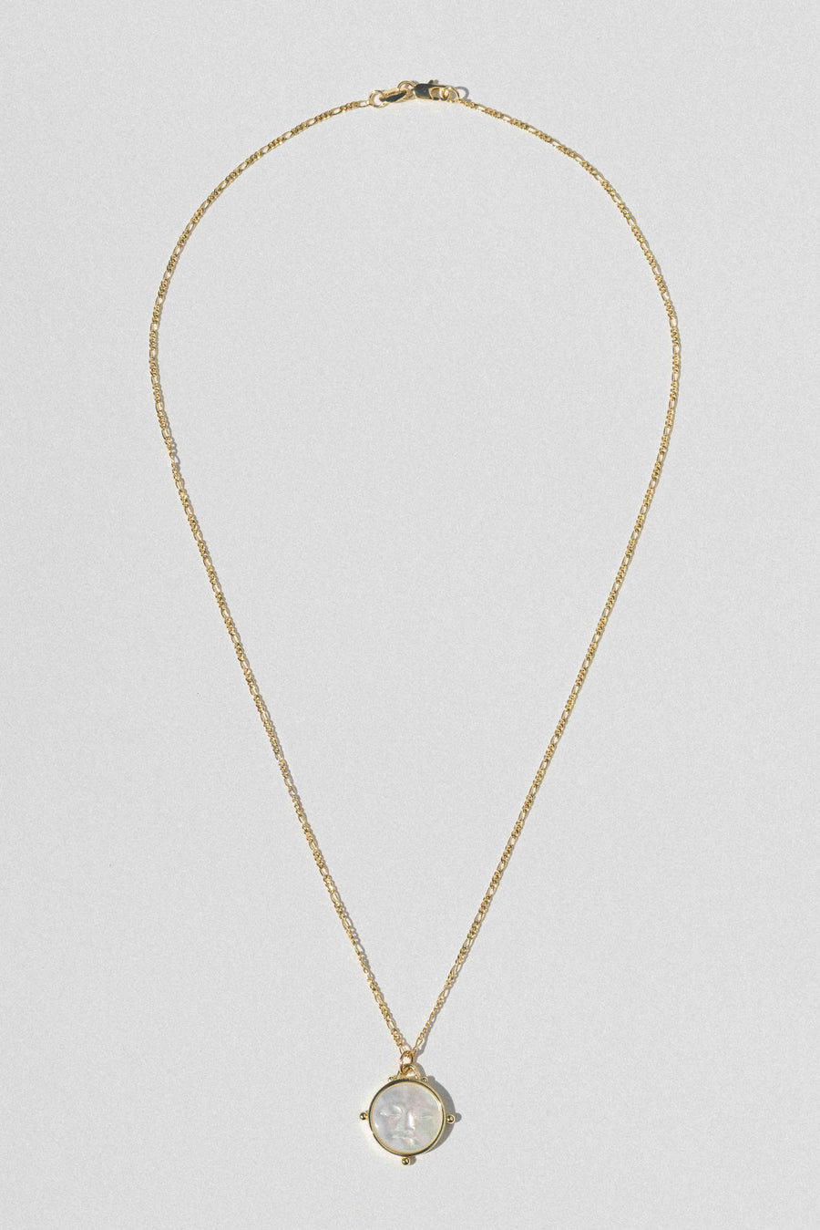 Donna Italiana Jewelry Gold / 20 Inches nCW379- moon face necklace