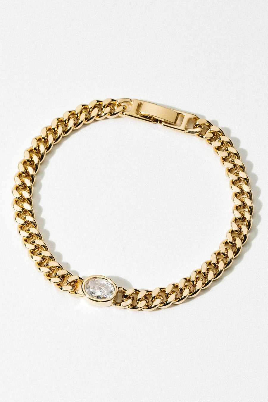 Goddess Jewelry Gold / 7 Inches Nicolette Chain Bracelet