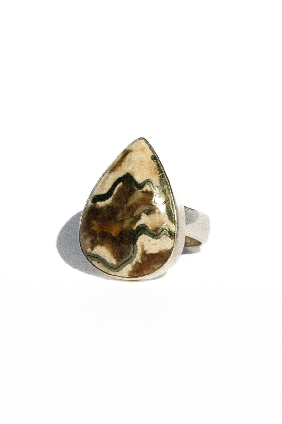Starborn Creations Jewelry US 7 / Open Size / Silver Nile River Stone Ring
