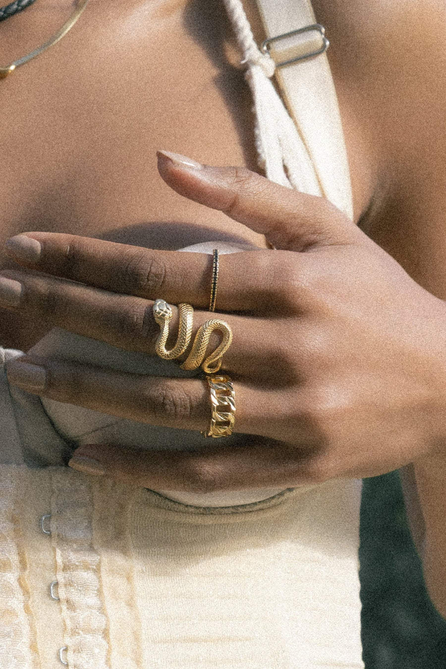 Child of Wild Jewelry Noiré CZ Ring