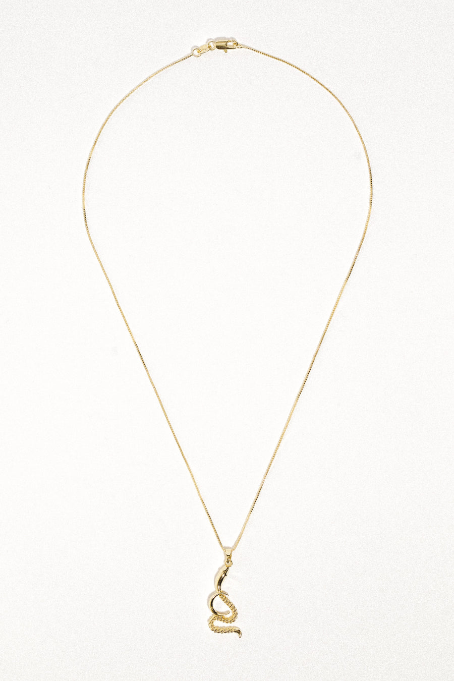 Donna Italiana Jewelry Gold / 20 inches Nyssa Crescent Snake Necklace