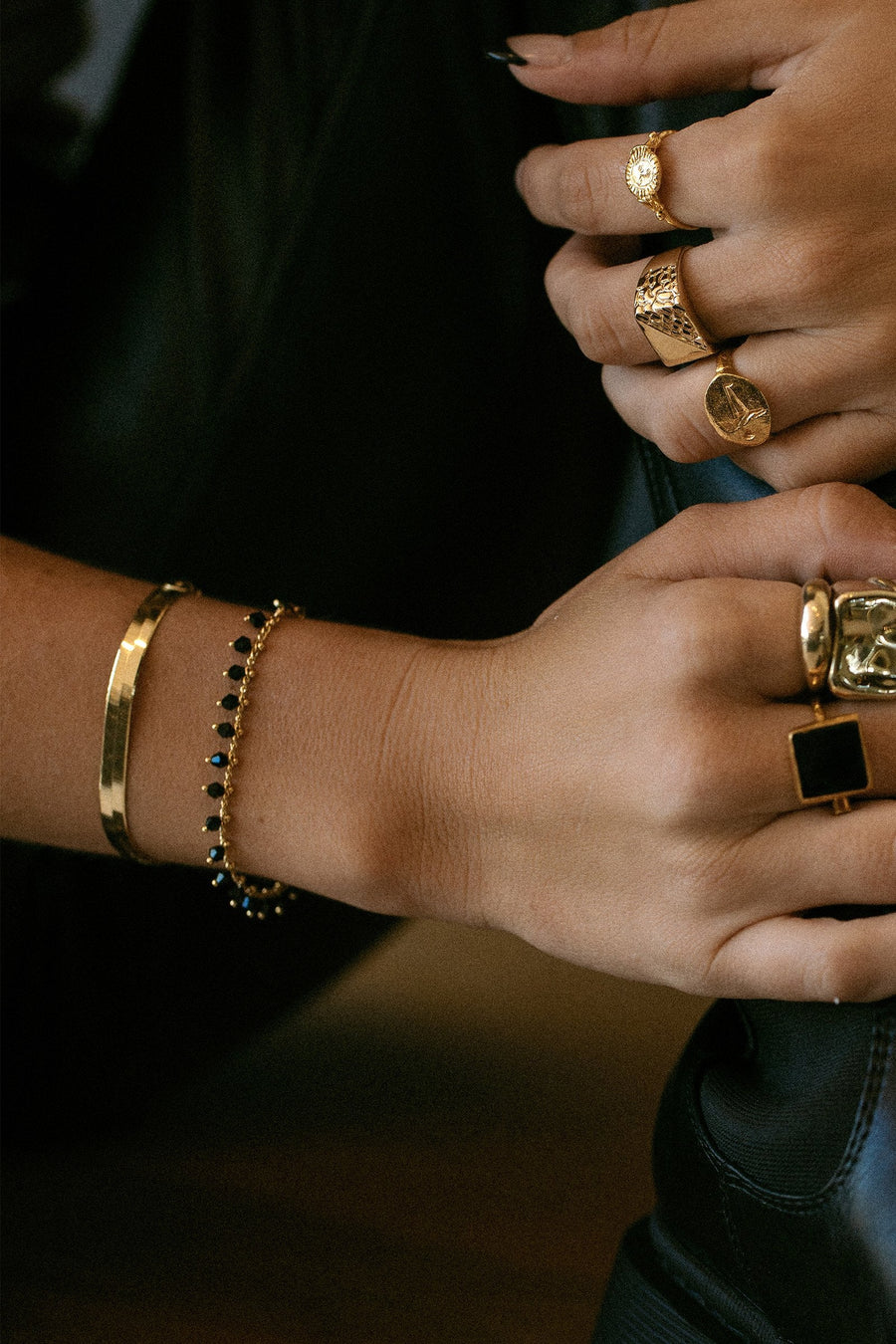 Dona Italia Jewelry Gold / 6 inches Nyx Bracelet