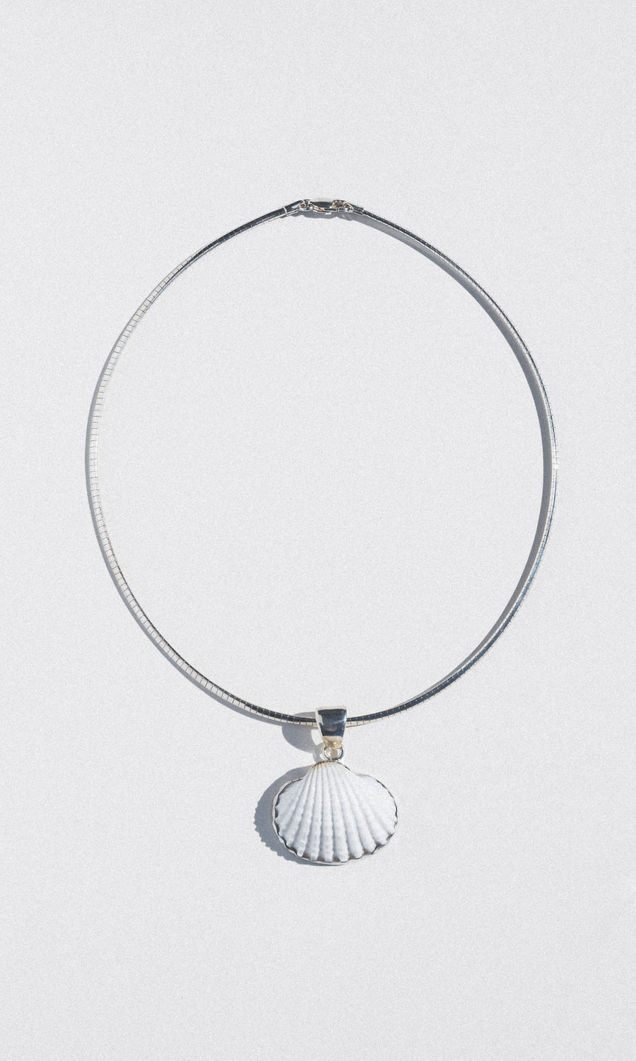Charles Albert Inc Jewelry Silver / 16 inches Ocean Altar Ark Shell Collar