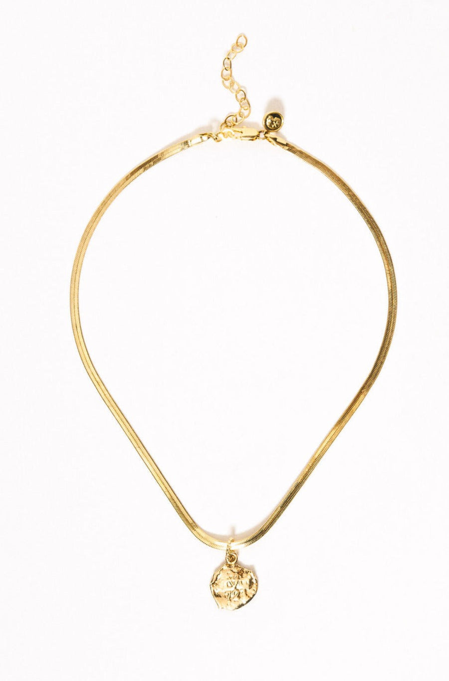 Dona Italia Jewelry Gold / 14 Inches Ojai Herringbone Necklace