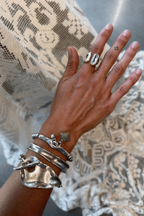 Chanour Jewelry Silver / Open Open Portal Crystal Ring