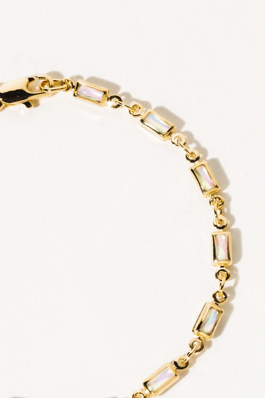 Dona Italia Jewelry Gold / 7 inches Ophelia Opal Bracelet