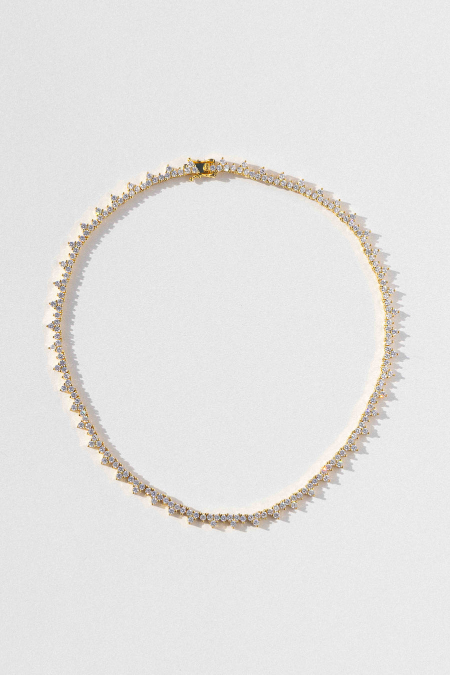 La Kaiser Jewelry Gold / 16 inches Parisian Elements Tennis Necklace