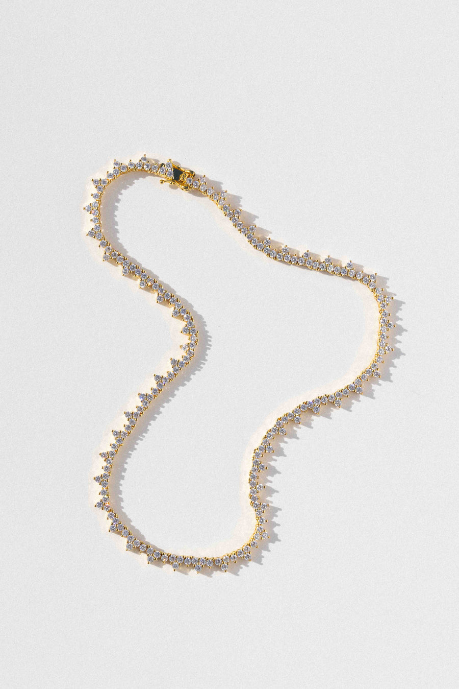 La Kaiser Jewelry Gold / 16 inches Parisian Elements Tennis Necklace