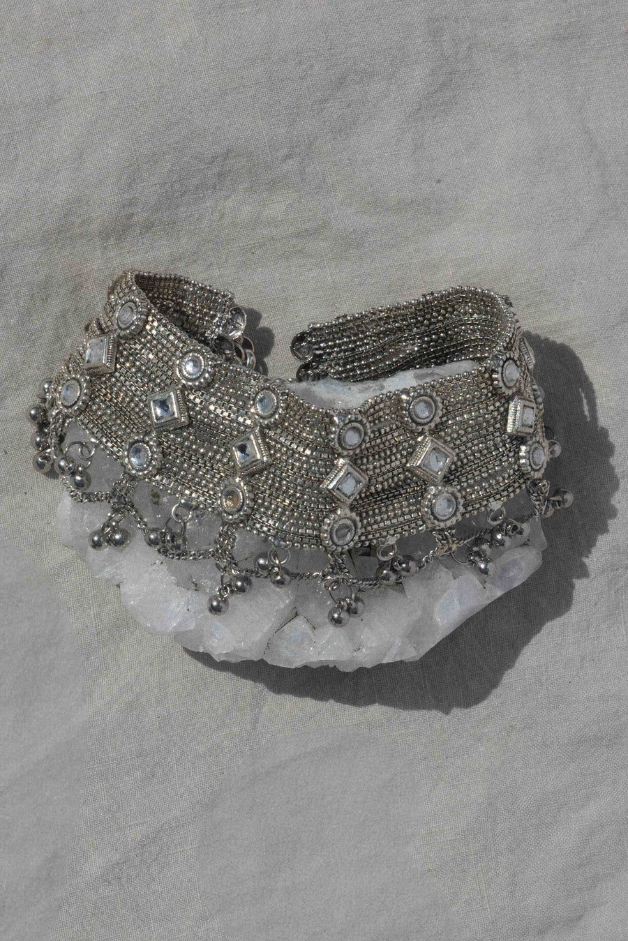 Child of Wild Jewelry Silver / 10 Inches Parvati Goddess Choker