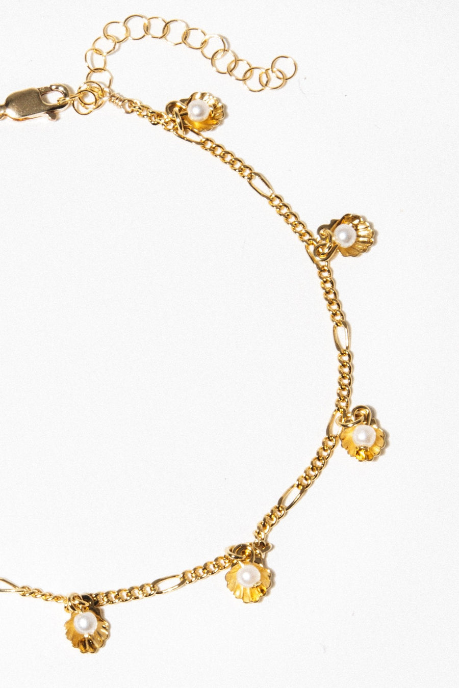 Goddess Jewelry Gold Pinnidea Anklet