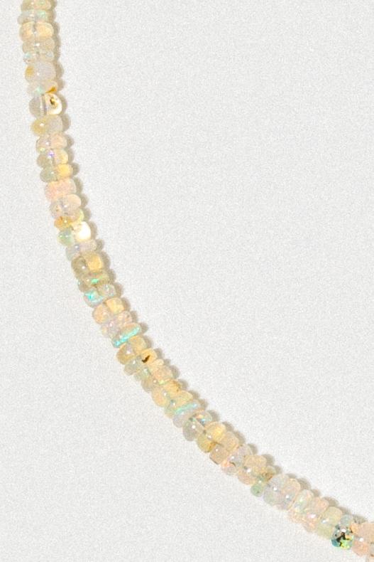 Starborn Creations Jewerly Silver / 16 inches Prism Opal Necklace