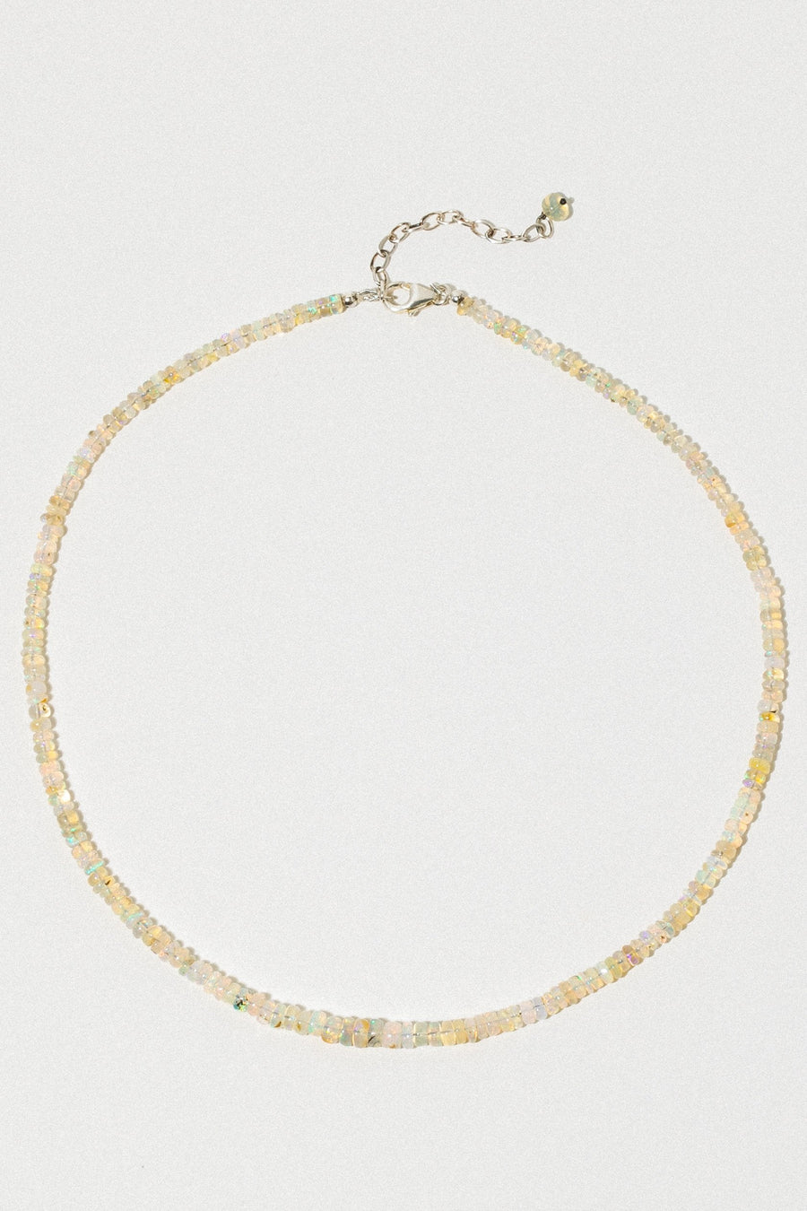 Starborn Creations Jewerly Silver / 16 inches Prism Opal Necklace