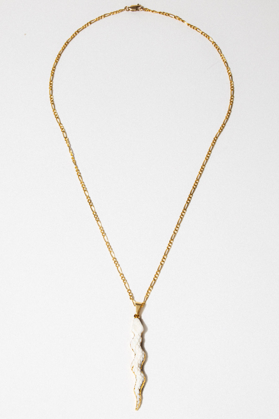 Dona Italia Jewelry Gold / 20 Inches Queen Cobra Figaro Necklace