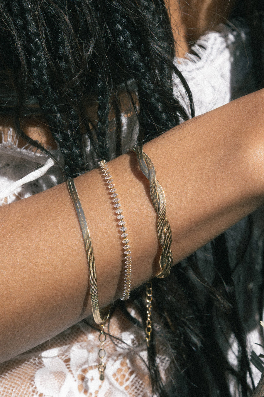 Child of Wild Jewelry Gold / 6.5 inches Reagan Tennis Bracelet