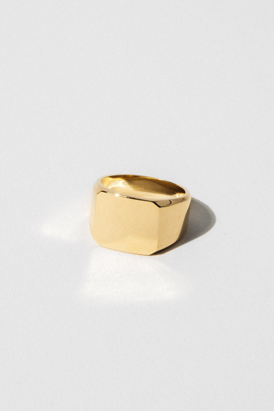 Studio Grun Jewelry US 6 / Gold Rectangle Signet Ring