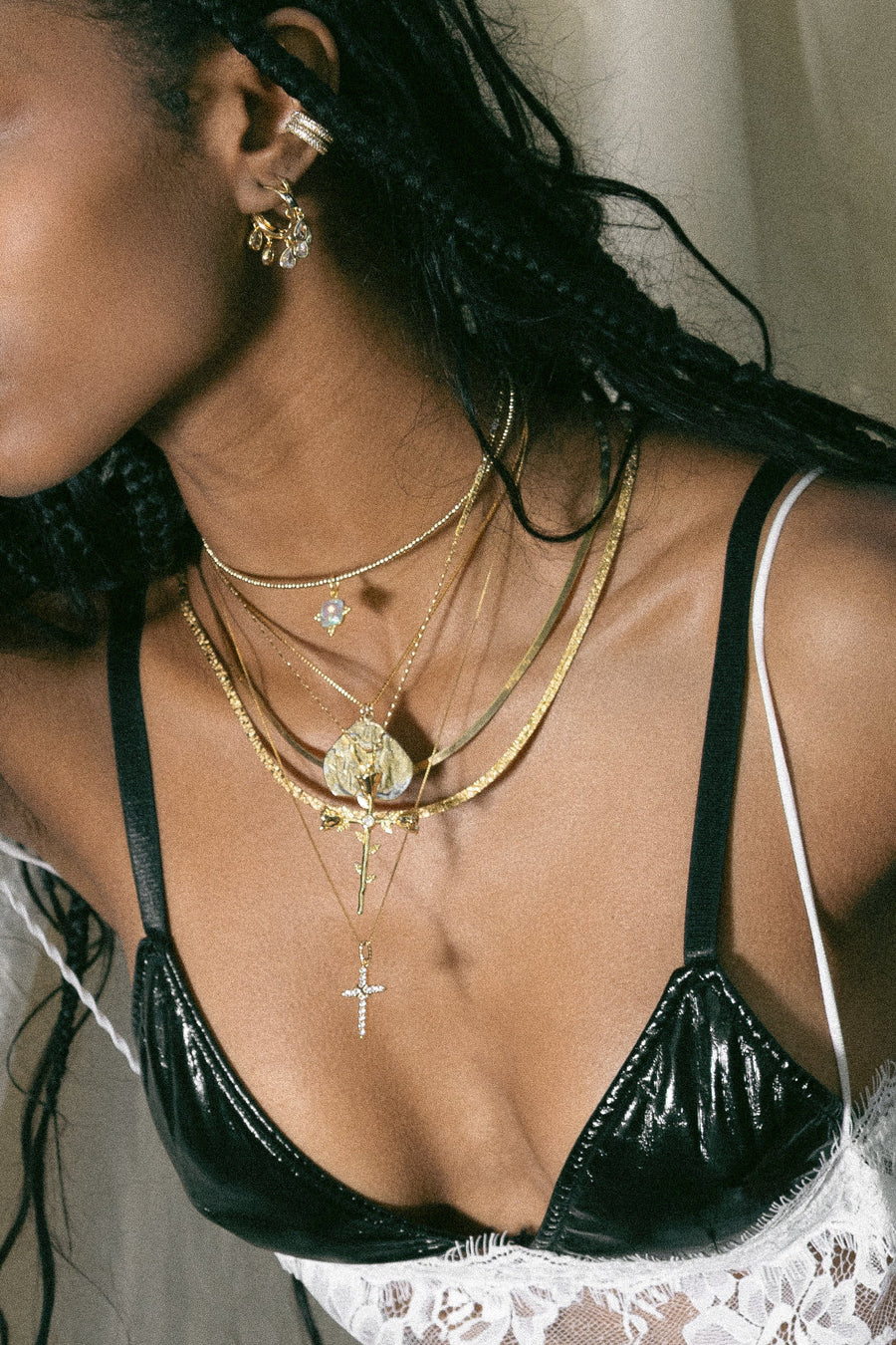 Child of Wild Jewelry Gold / 16 Inches Rosa Sacra Necklace