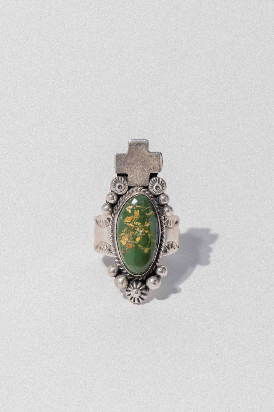 Sunwest Jewelry US 7.5 / Silver Sage Royston Turquoise Statement Ring