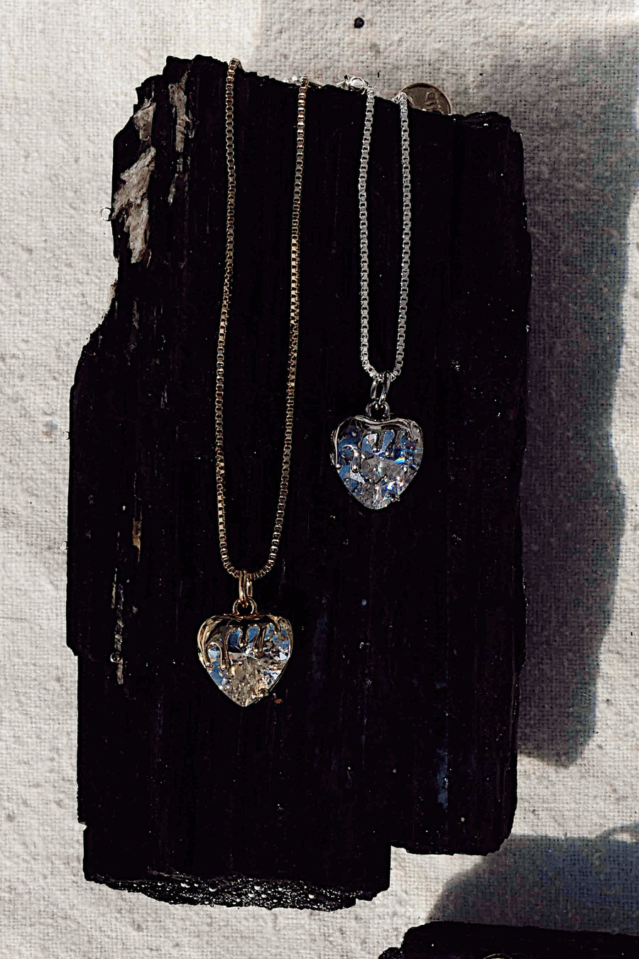 Child of Wild Jewelry Gold / Clear / 16 inches SALTVAULT x Child of Wild Molten Heart Necklace