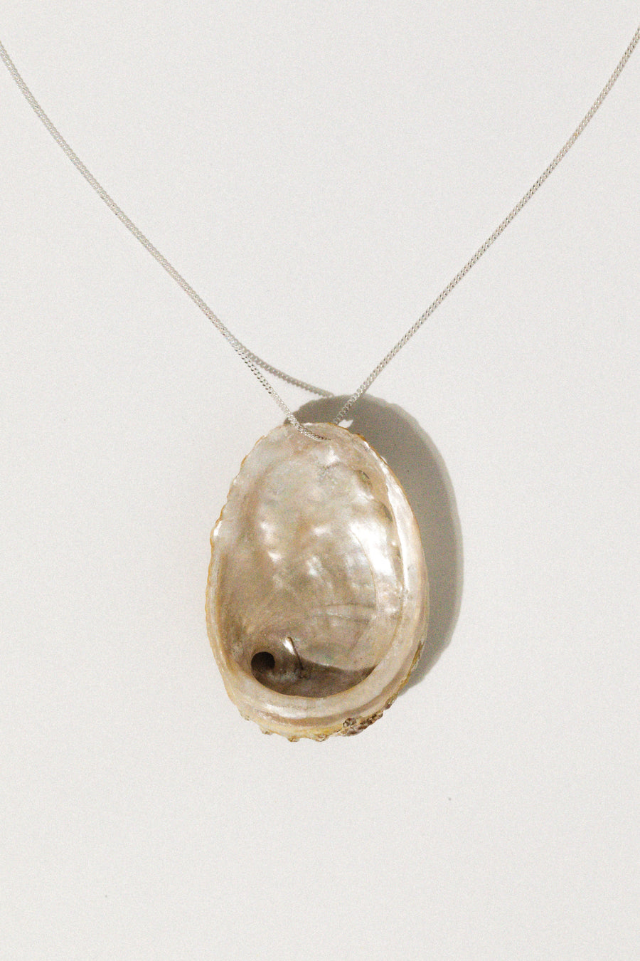 Silver Italiano Jewelry Silver / 16 inches Salty Siren Abalone Necklace .:. Silver