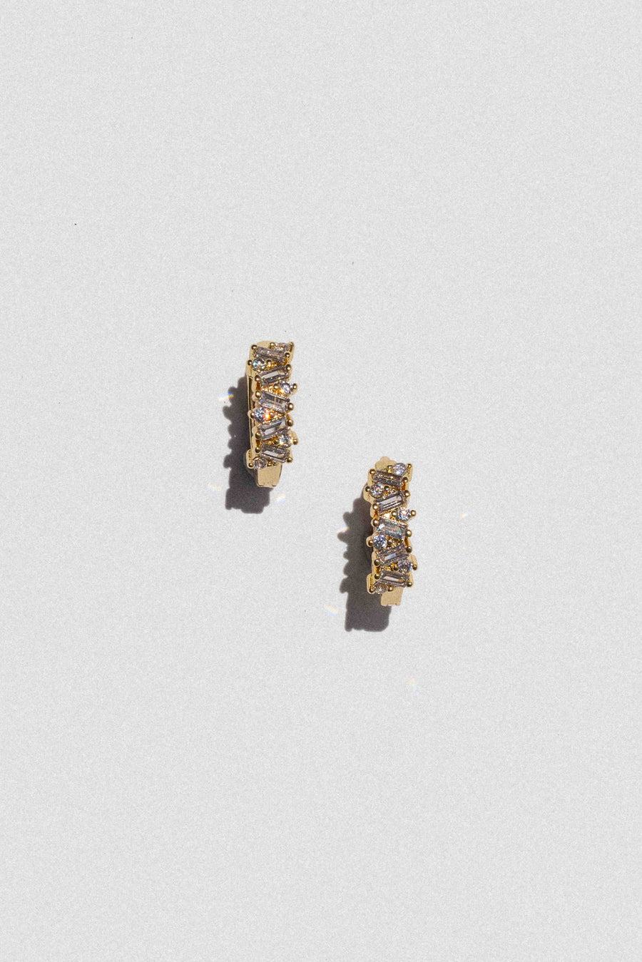 Child of Wild Jewelry Gold Serena CZ Huggies