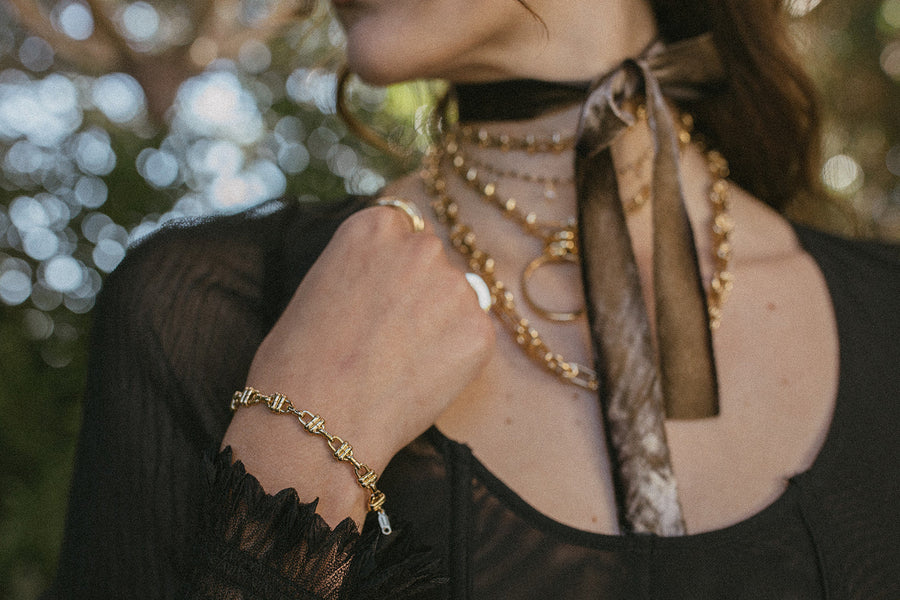 Goddess Jewelry Gold Serket Goddess Bracelet