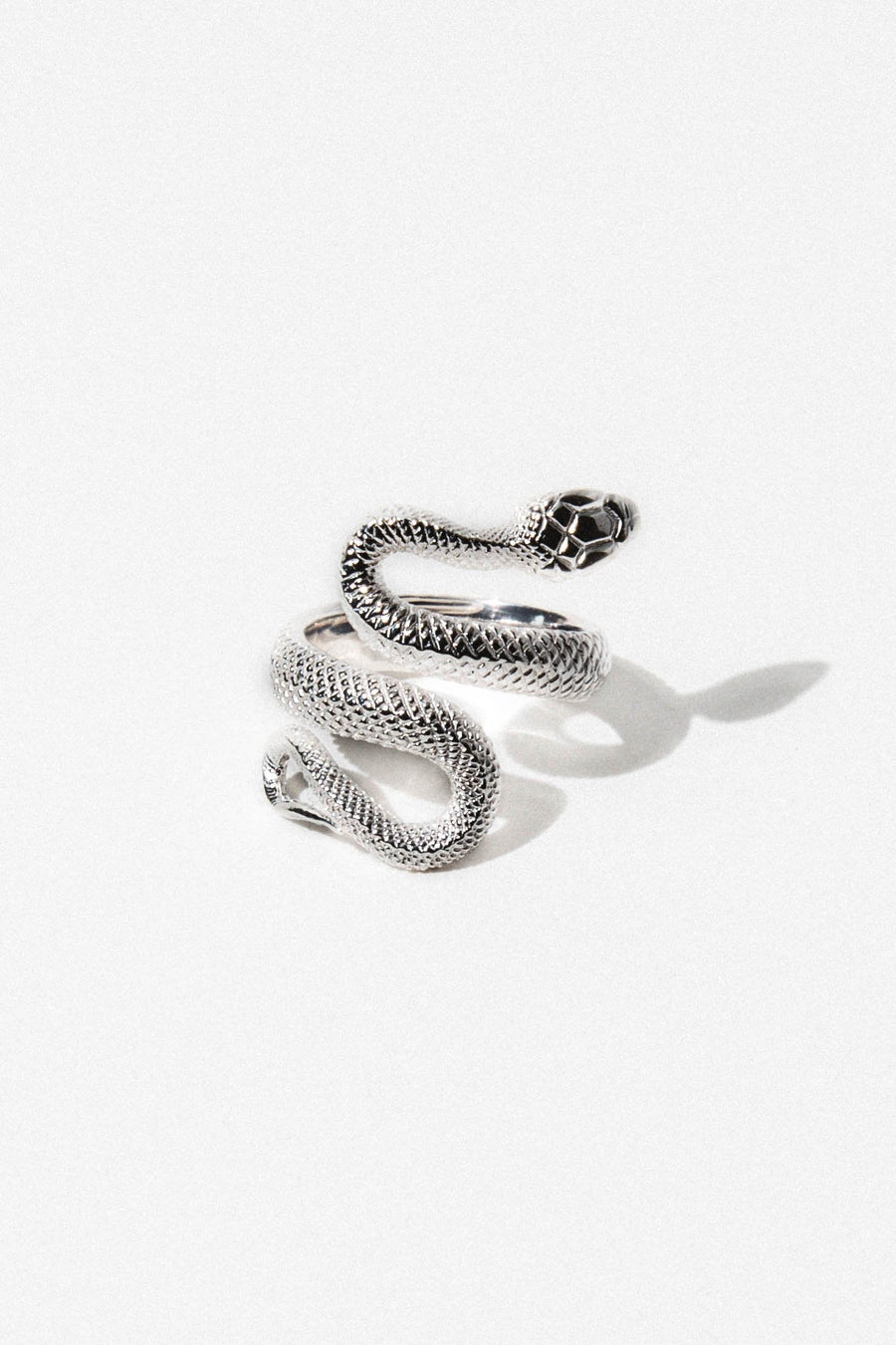 Temple of the Sun Jewelry Silver / US 7 Serpent Ring