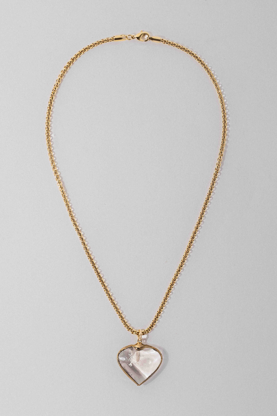 Goddess Jewelry Shadow + Light Heart Necklace