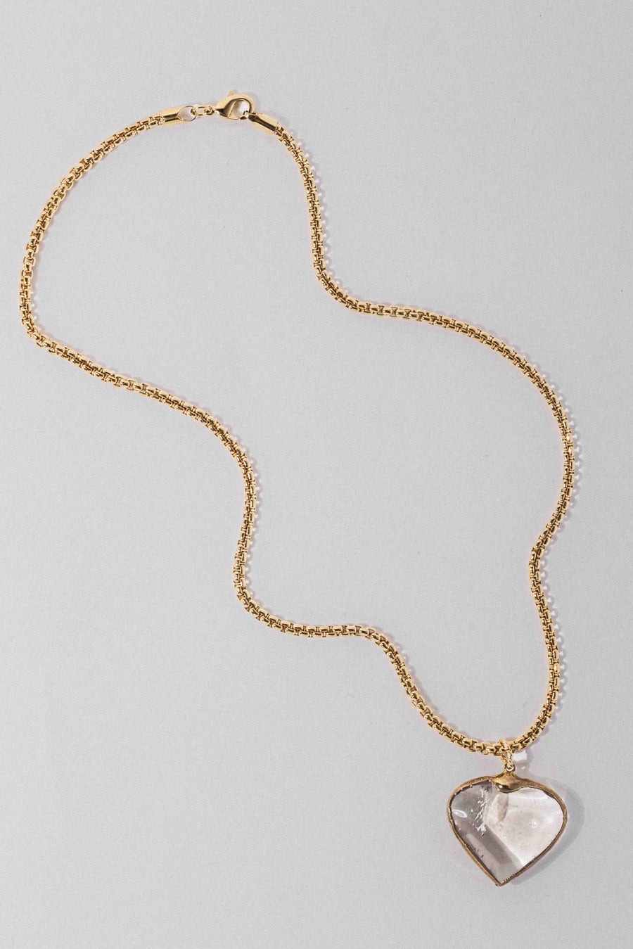 Goddess Jewelry Shadow + Light Heart Necklace