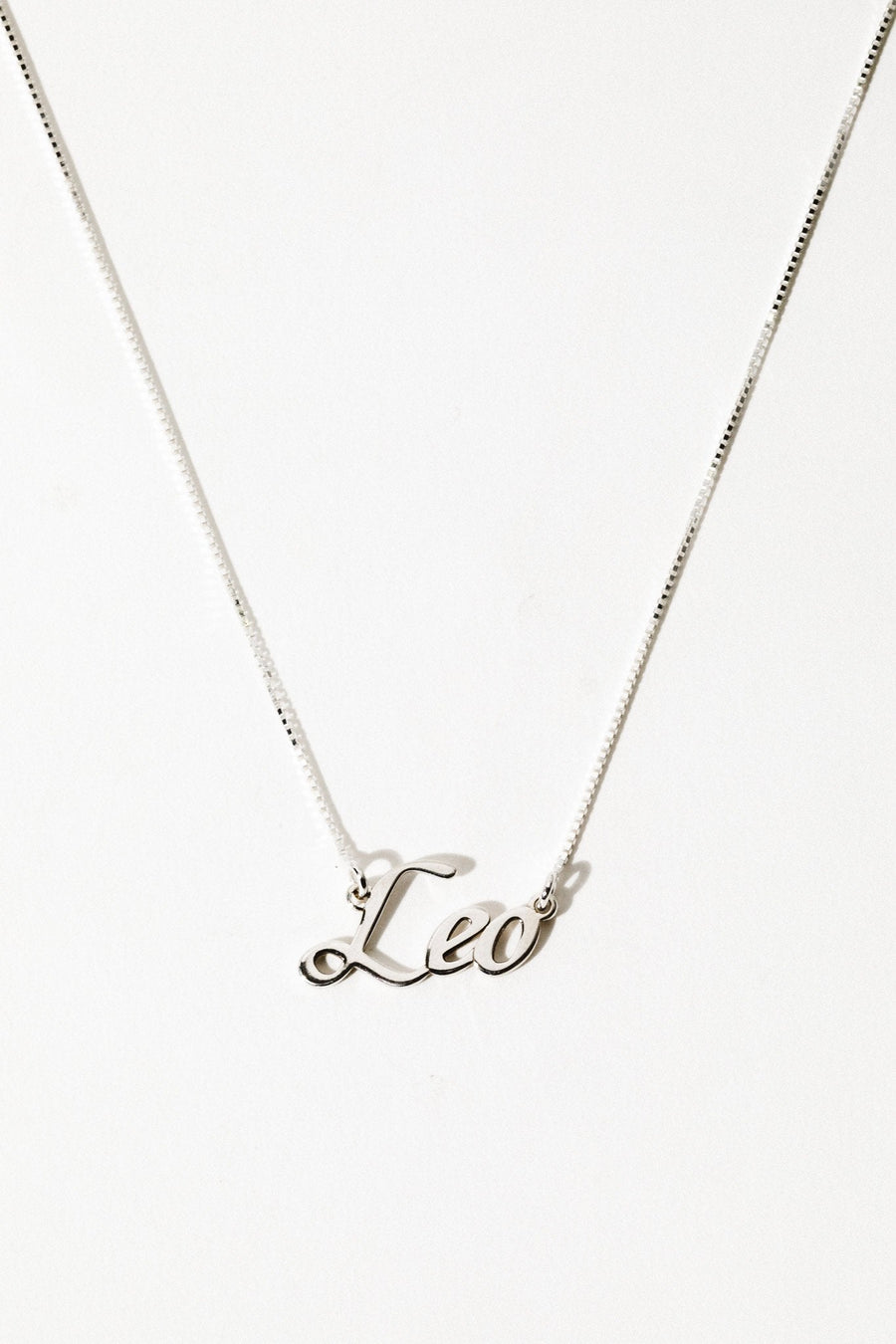The Goth Booth Jewelry Leo / Silver / 16 inches Signature Zodiac Necklace