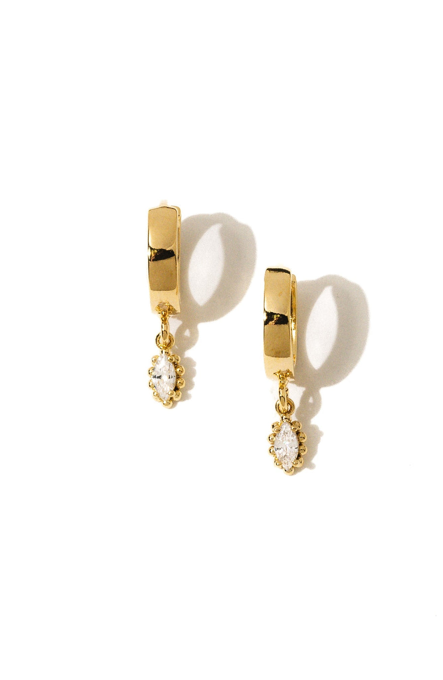 Dona Italia Jewelry Gold Sophia Drop Earrings