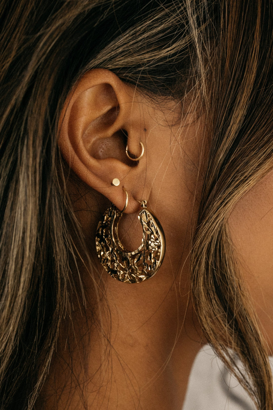 Goddess Jewelry Gold Spanish Fly Earrings