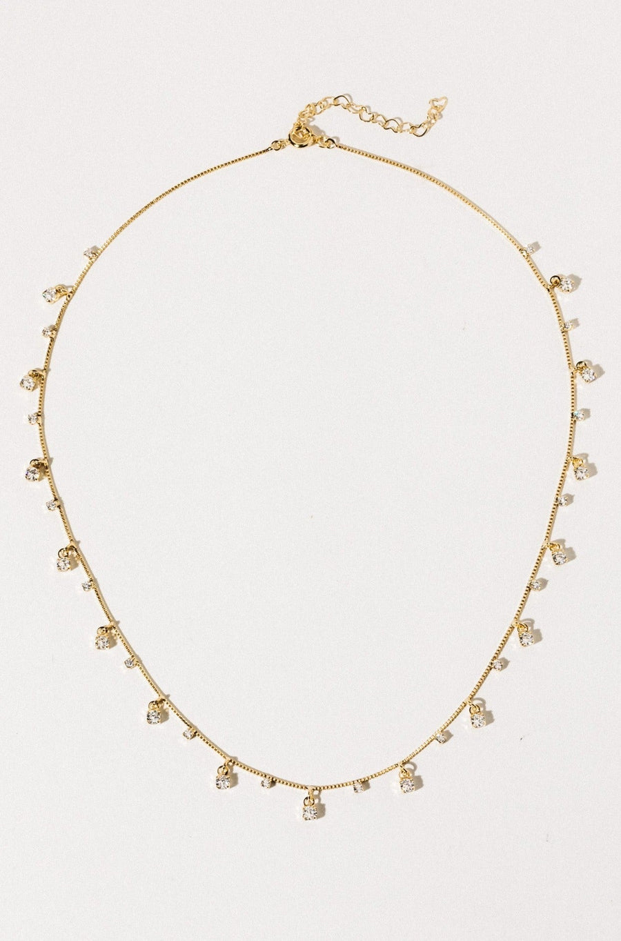 Dona Italia Jewelry Gold / 16 inches Salinas CZ Necklaces