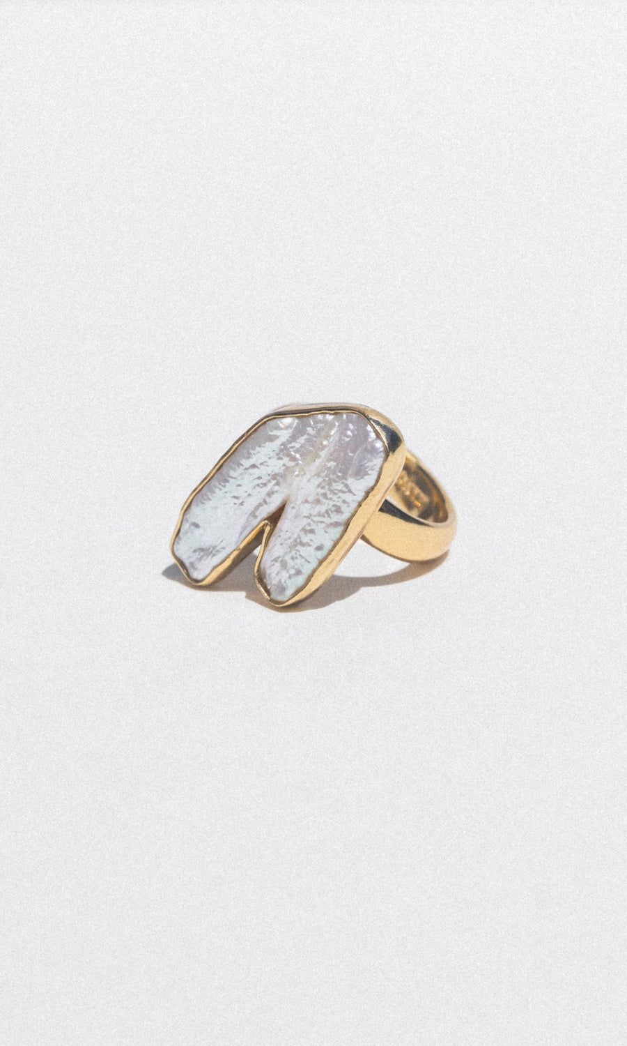 Charles Albert Inc Jewelry Gold / Open Stillwater Biwa Pearl Ring
